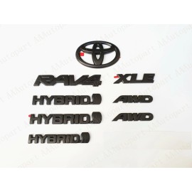 Toyota OEM 2019-2023 TOYOTA RAV4 HYBRID XLE BLACKOUT EMBLEM OVERLAY KIT GEN PT948-42197-02