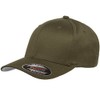 Flexfit Gorra de béisbol Ajustada de Sarga peinada de Lana
