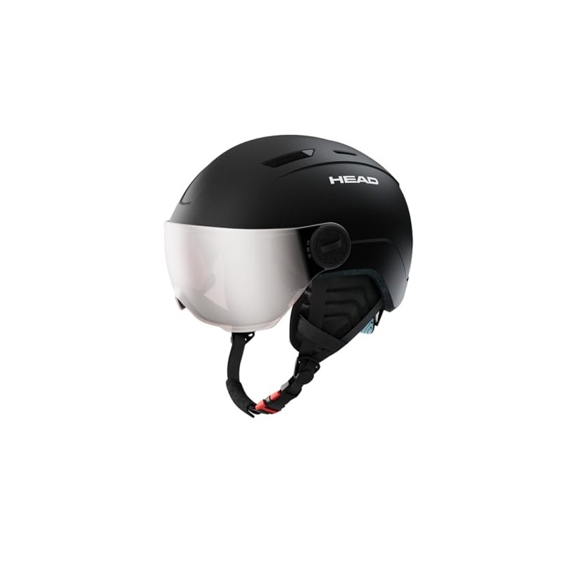 HEAD Boys MOJO Visor Ski and Snowboard Helmets Black XXS