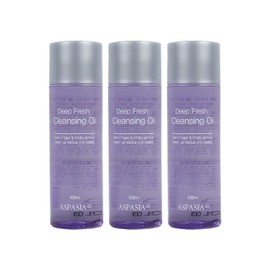 지태3652 Asparcia 4U Deep Fresh Cleansing Oil 100ml (Set of 3)