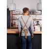 Karlowsky Bib Apron Urban Look with Cross Straps and Pocket
