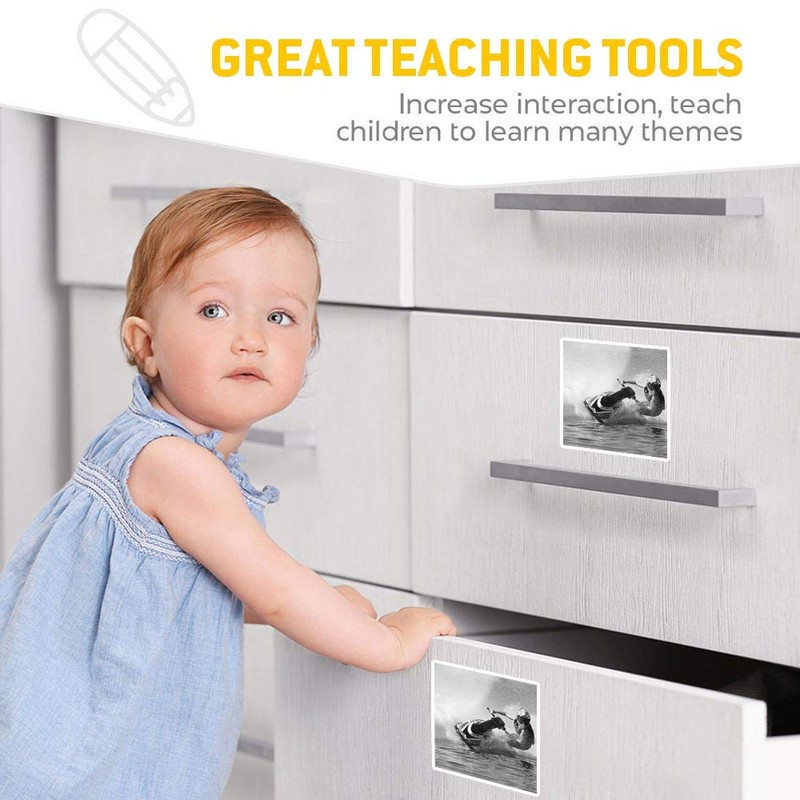 2 x 7.5cm Square Vinyl Stickers - Jet Ski Racing