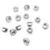 M10 x 1.25mm Flange Nut, 304 Stainless Steel Serrated Flange