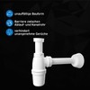 kör4u Plastic Siphon 1 1/4 Inch x 32 mm for