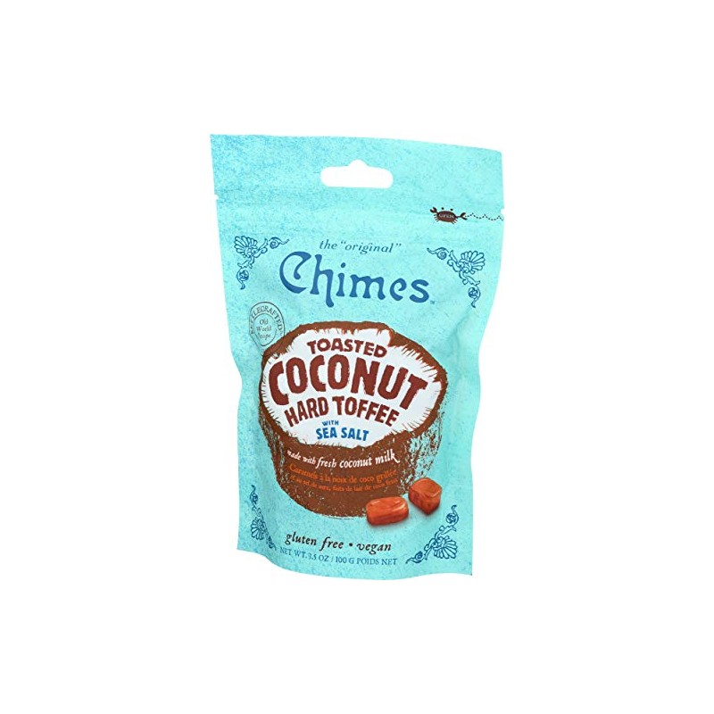 Chimes Toffee Hard Coconut Sea Salt, 3.5 oz