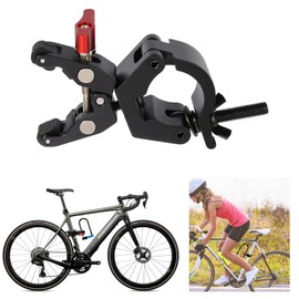 AIHSUMC U-Lock Holder/Clamp for Kryptonite, All Metal Bike Lock Mounting Bracket, Heavy Duty Bicycle Lock Holder, No Noise U-Lock Clip for Round Tube Bike Frame