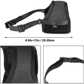 Adjustable 22-28cm Dog Muzzle, XL Muzzle for Dogs, Breathable Dog Muzzles, Soft Mesh Dog Muzzle, Dog Mouth Cover with Adjustable Strap and Buckle, for Anti-Biting Anti-Barking, Allows Panting Drinking