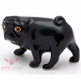 Porcelain Figurine of the Pug dog