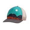 pistil Men's Dusk Trucker Hat, Cinder, Cinder, One Size