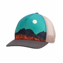 pistil Men's Dusk Trucker Hat, Cinder, Cinder, One Size