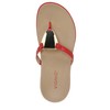 Vionic Raysa Women's Toe Post Supportive Sandal Poppy - 6.5