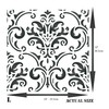 Rococo Tile Stencil, 12 x 12 inch - Baroque Ornamental