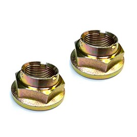DTA D2635NUT x2-2 Front CV Axle Spindle Nuts Size M22 x 1.5mm Self Lock Style Compatible with Focus Transit Connect Ranger Explorer Grand Caravan Charger Pacifica Etc.