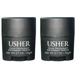 Usher For Men Fresh Deodorant Travel Size 0.7oz LOT OF 2 Original