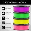 WEEDO PLA Filament 1.75mm Bundle for 3D Printer, 4 Rolls