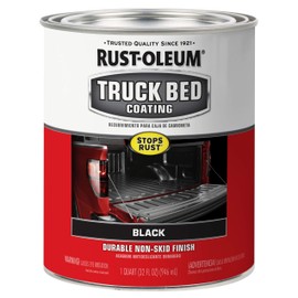 Rust-Oleum 342668 Stops Rust Truck Bed Coating, 1 Quart, Black
