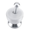 Stainless Steel Mortar Pestle Beans Garlic Spices Foodstuffs Grinder Kitchen