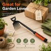 2-in-1 Garden Weeding Tool for Soil Care – Stainless Steel