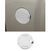 DSWSQ Chrome Fuel Filler Gas Door Cover Fit for 2007-2013