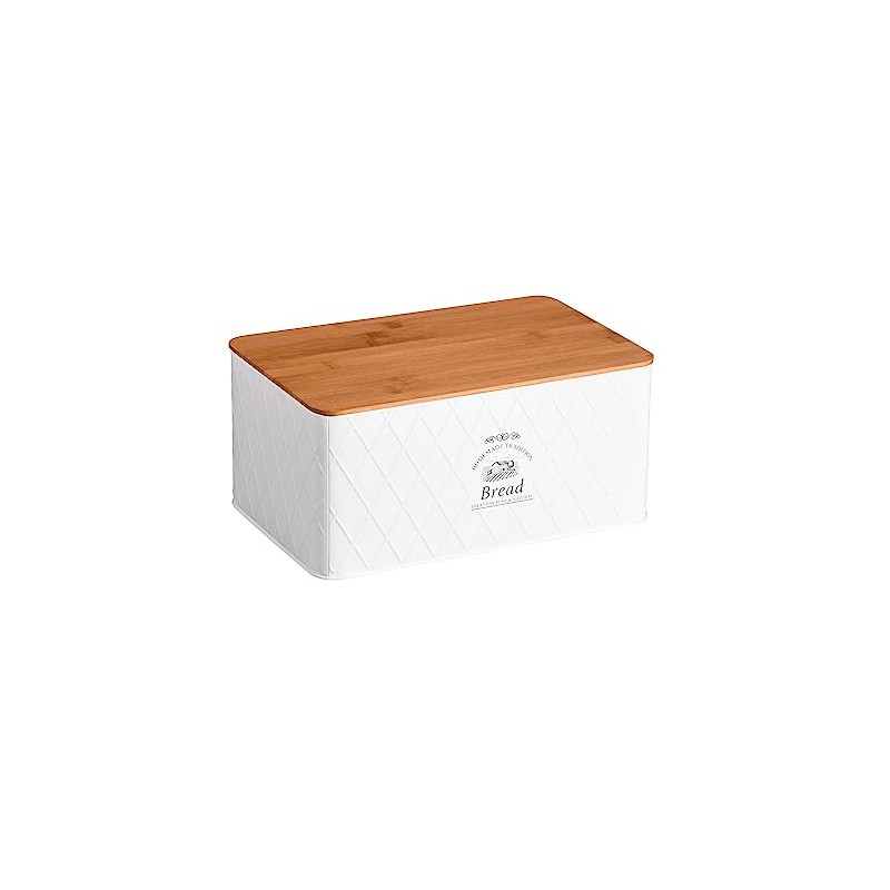 Kesper 18046 Chopping Board Metal / Bamboo 28 x 18