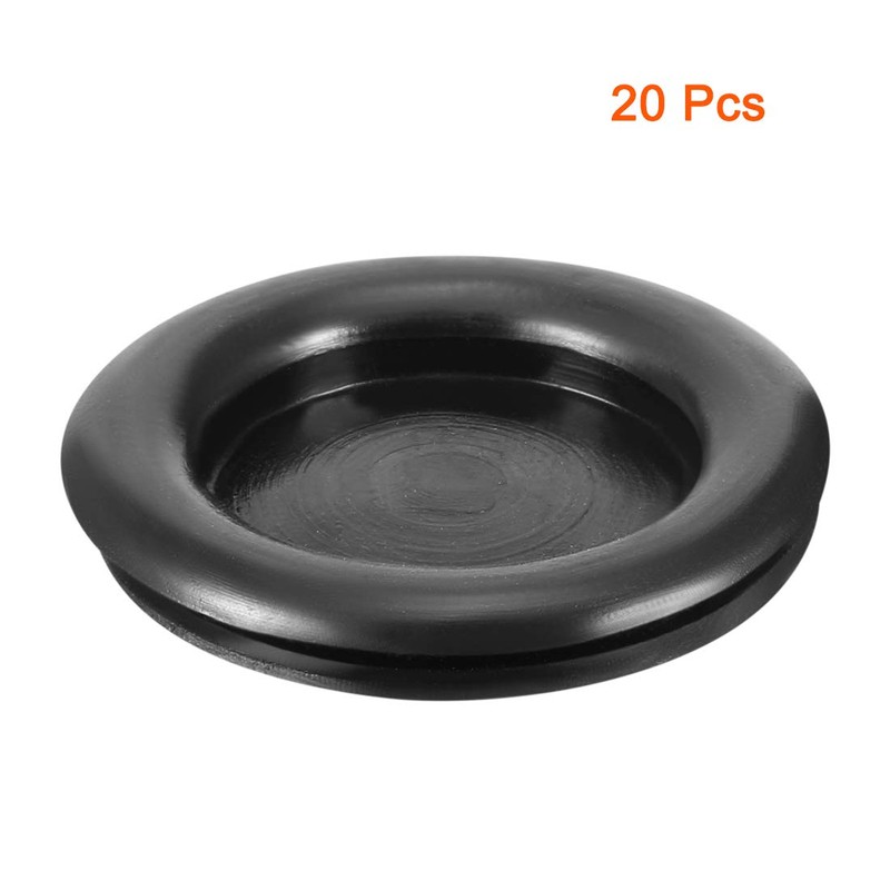sourcing map Pack of 20 Wire Protection Oil Resistant Rubber