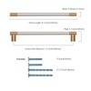 KNOKLOCK 10 Pack 7.5 Inch(192mm) Kitchen Cabinet Handles Brushed Satin