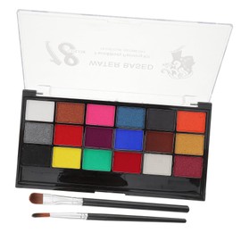 FRCOLOR Portable Face Painting Kit Color Water Based Makeup for All Ages for Parties Cosplay Theatrical Performances Easy Application Vibrant Pigments