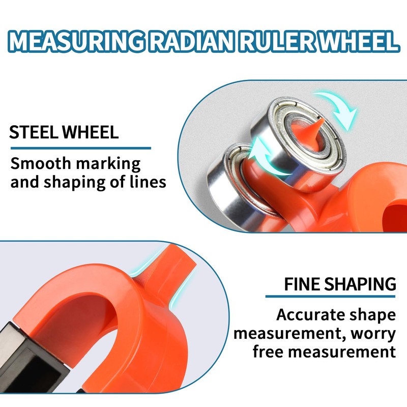 Contour Gauge,Woodworking Tiles Flooring Carpenters Scribing Marking Accurate Portable Tool