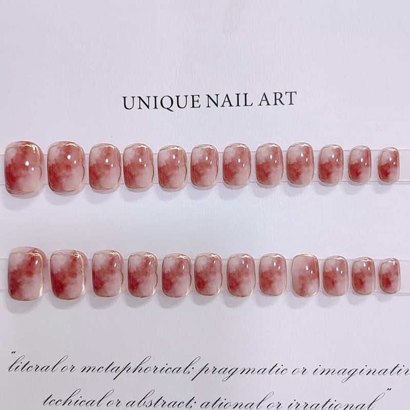 24 Pcs Nail Tips Rendering Lovely Nail Nail for Sweet