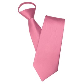 JEMYGINS Men's Zip Tie - Elegant Look in Seconds, pink