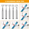 Soldering Iron Kit with Digital Multimeter, 80W LCD Adjustable Temperature