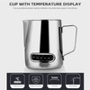 350 Milk Frothing ThermometerCoffee Pitcher Stainless Steel Jug