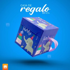 3pz Cajas Carton Regalo Fiesta Cumpleaños Sorpresa Foca