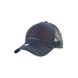Von Dutch Trucker Cap Fargo Denim Navy Dark Blue, blue
