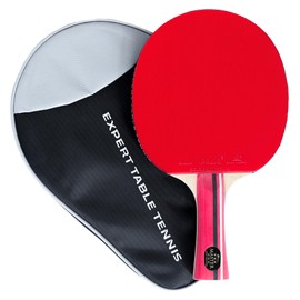 Palio Master 3.0 Table Tennis Racket & Case | ITTF-Approved Intermediate Ping Pong Paddle | Allround Speed, Spin and Control