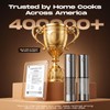 Electric Salt and Pepper Grinder Set, Rechargeable Automatic Salt and