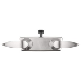 Dura Faucet DF-SA100LH-SN RV Shower Faucet Valve Diverter with Winged Levers (Satin Nickel)
