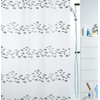 Spirella Shore Silver Shower Curtain DV-PEVA 71x79in. (180 x 200
