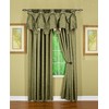 Today's Curtain Madison Reversible Button Valance 20" L, Sage