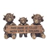 Lesser & Pavey Hughie Highland Cow Bronze Effect Ornament with
