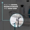 Zenna Home NeverRust Shower Caddy Hanging Bathroom Organizer, Aluminum Shower