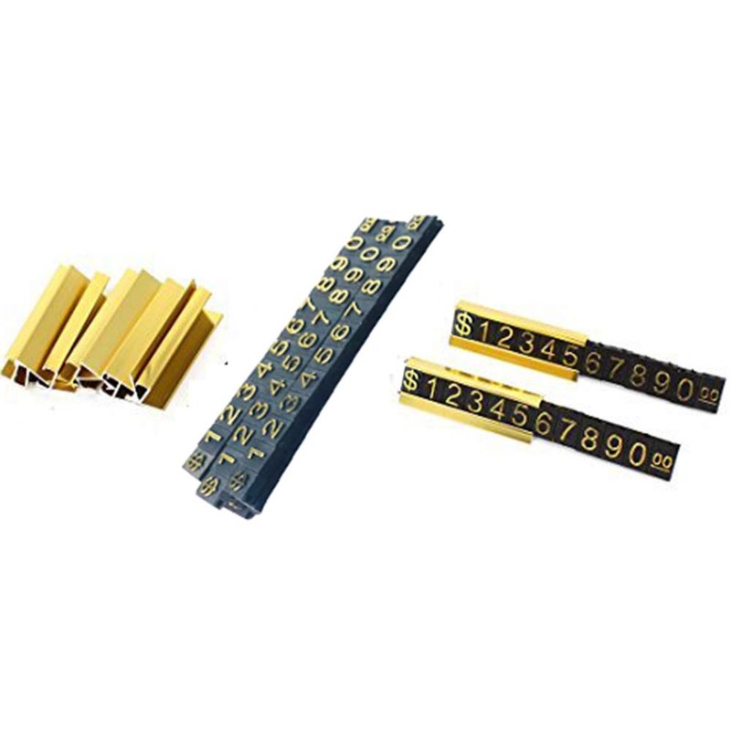 SunnyZoo Price Tag Adjustable Counter Stand Label Metal Sale Price