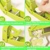 2025 Upgrade 2 - in - 1 Garlic Press and