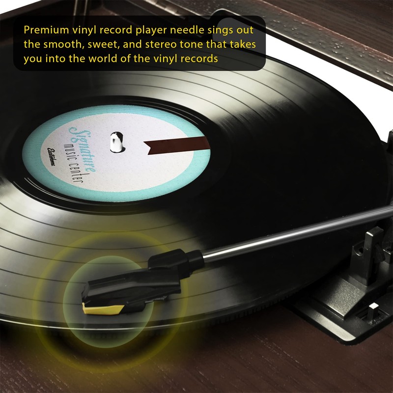 Vinyl Record Player Needles - Zentect Upgraded Golden Record Needle