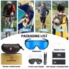 Queshark Cycling Glasses, TR90 Frame & UV400 Protection, Running Sunglasses