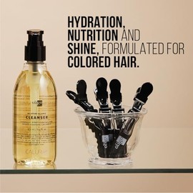 OLIGO PROFESSIONNEL - Limpiador de equilibrio de humedad Calura - Hombres y mujeres - Sin parabenos - Para cabello graso - Promueve la longevidad del 