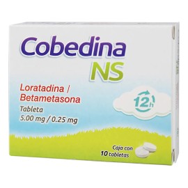 Cobedina Ns Tabletas 5/0,25 Mg, 10 Tabletas