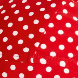 Playshoes Girl's UV Sun Protection Polka Dot Swim Headscarf Cap, Red (Original), Small (Manufacturer Size:51cm)