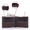 TRUSADOR Savona Full Grain Leather Mens Bifold Wallet RFID Blocking