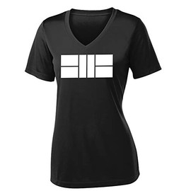 Dinkers & Bangers - Pickleball Court - Women's Performance T-Shirt - Black - L